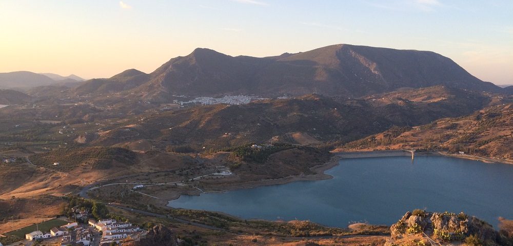 The lake at dusk