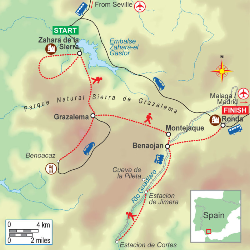 Self-guided walking holiday in Andalucia with On Foot Holidays