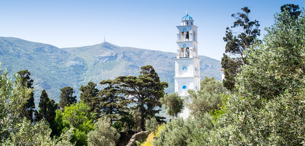 A typical bell tower on the Monastery Circuit