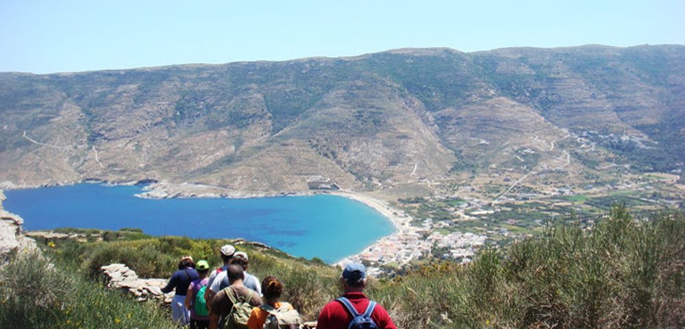 Andros hiking
