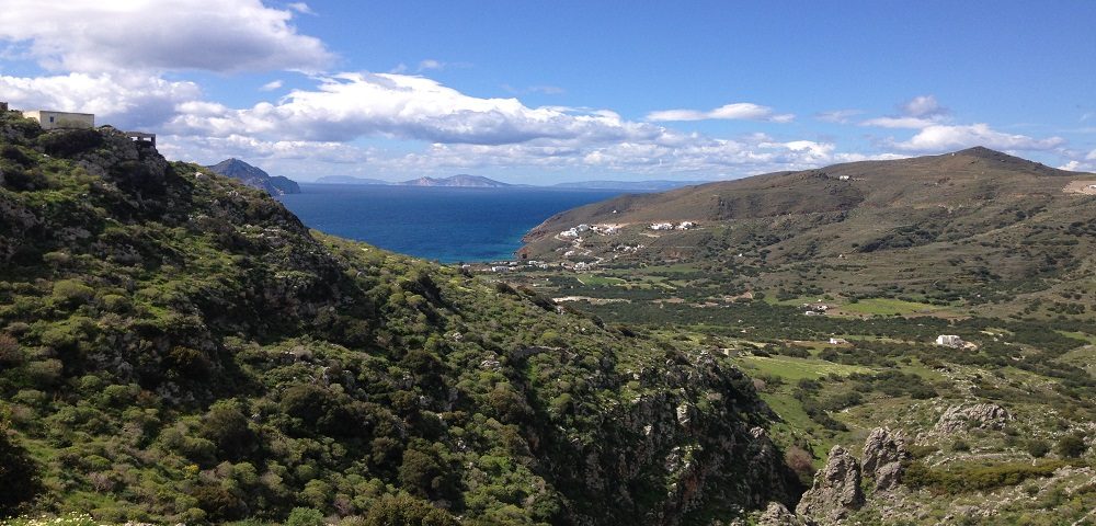 The Aegiali valley, Amorgos