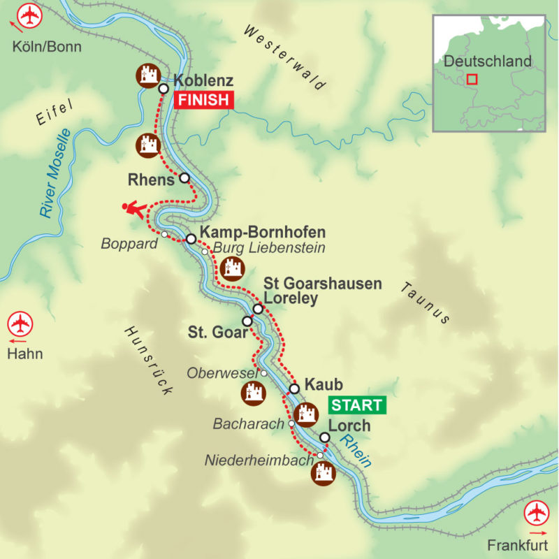 A self-guided walking holiday in the Rhine Valley with On Foot Holidays