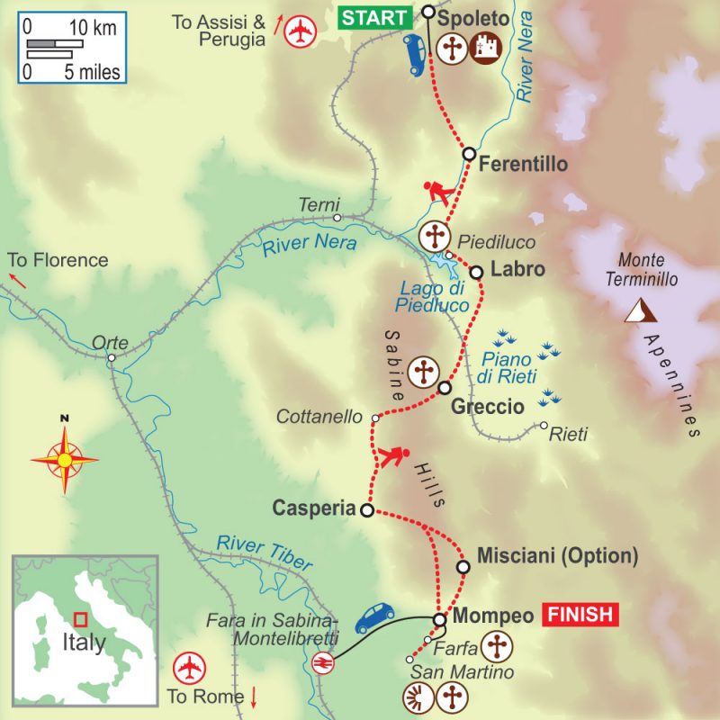 A self-guided walking holiday in Umbria, Italy, with On Foot Holidays