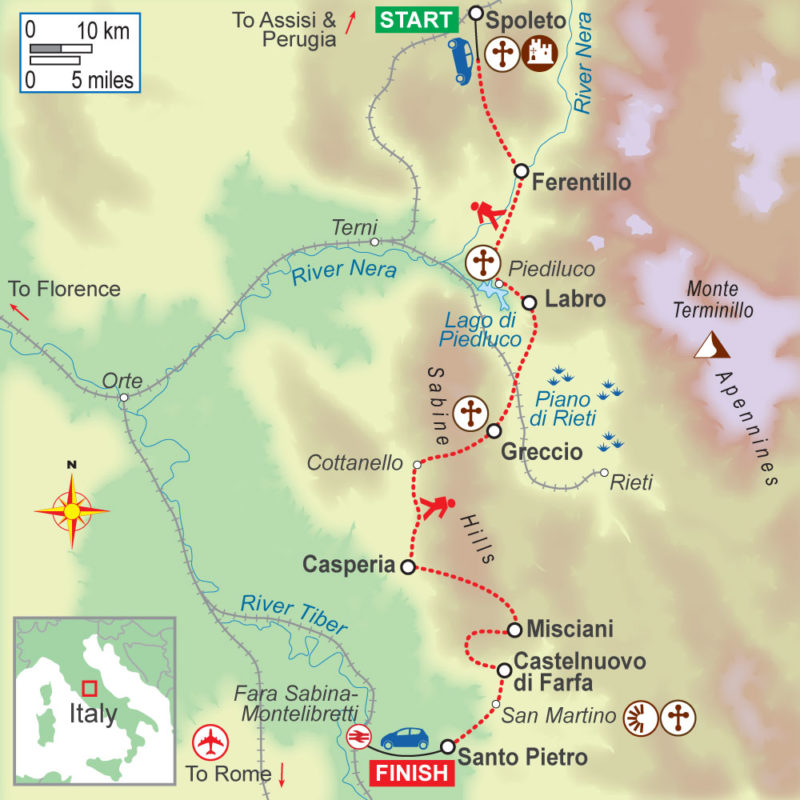 A self-guided walking holiday in Umbria, Italy, with On Foot Holidays