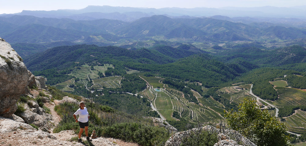 View from the Montsant plateau