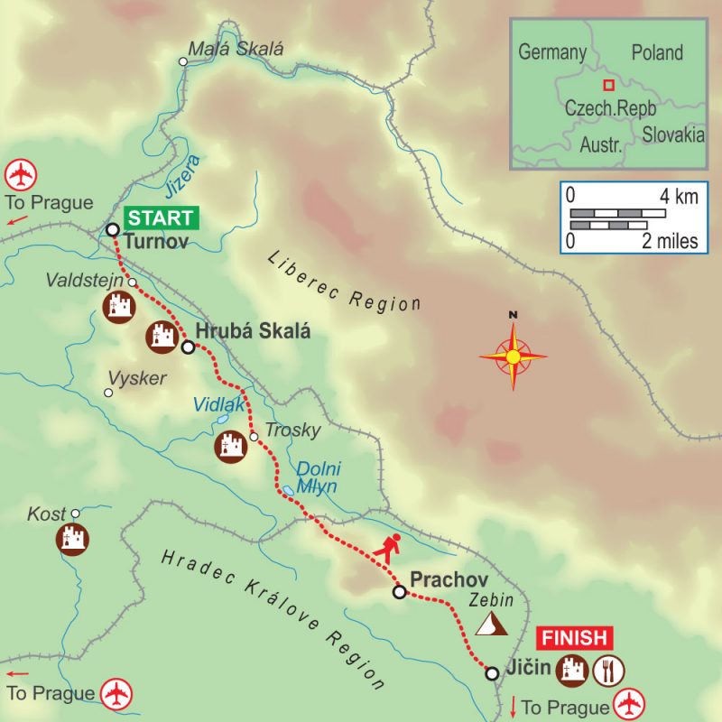 Self-guided walking holiday in Bohemia (4 night) with On Foot Holidays