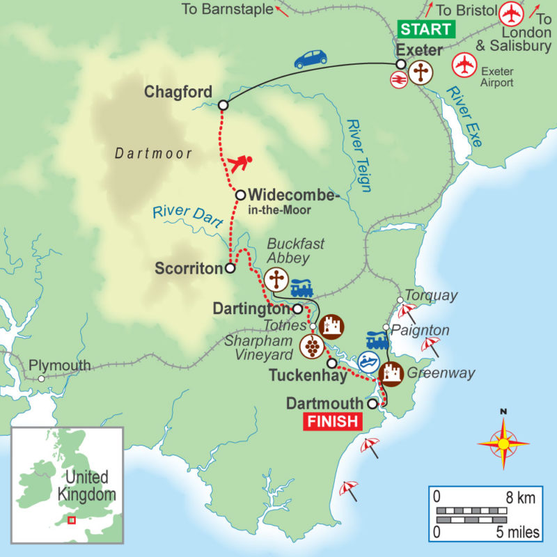 A self-guided walking holiday in Devon (6 night) with On Foot Holidays