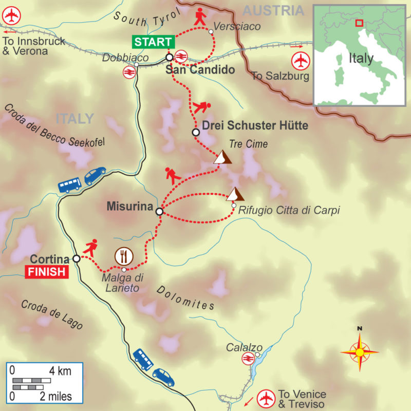A self-guided walking holiday in the Italian Dolomites with On Foot Holidays - 6-night