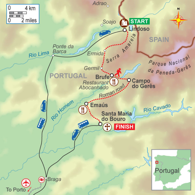A self-guided walking holiday in northern Portugal (5 night) with On Foot Holidays