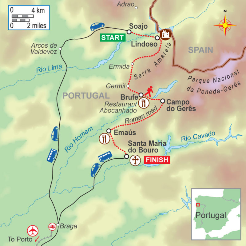 A self-guided walking holiday in northern Portugal (6 night) with On Foot Holidays