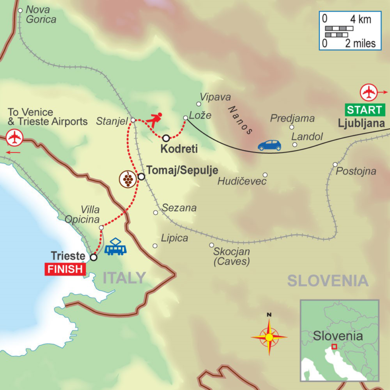A self-guided walking holiday in Slovenia (4 night) with On Foot Holidays