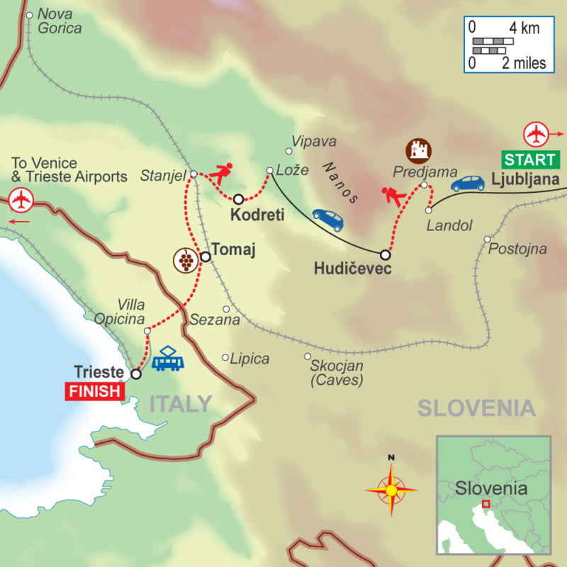 A self-guided walking holiday in Slovenia (5 night) with On Foot Holidays