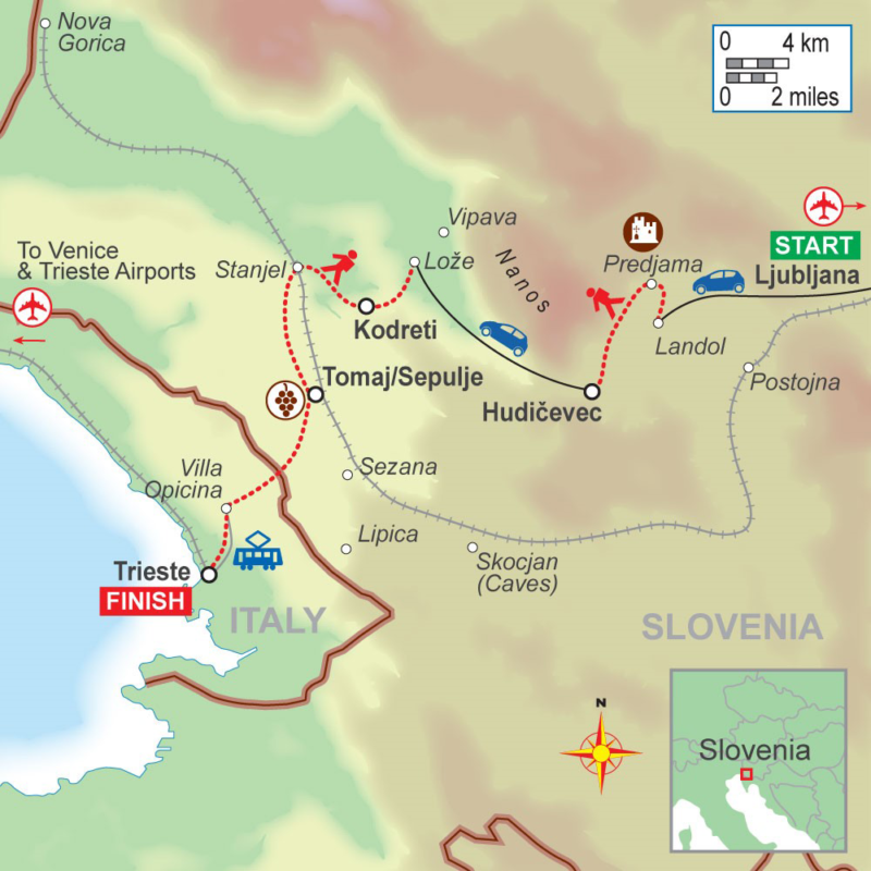 A self-guided walking holiday in Slovenia (5 night) with On Foot Holidays