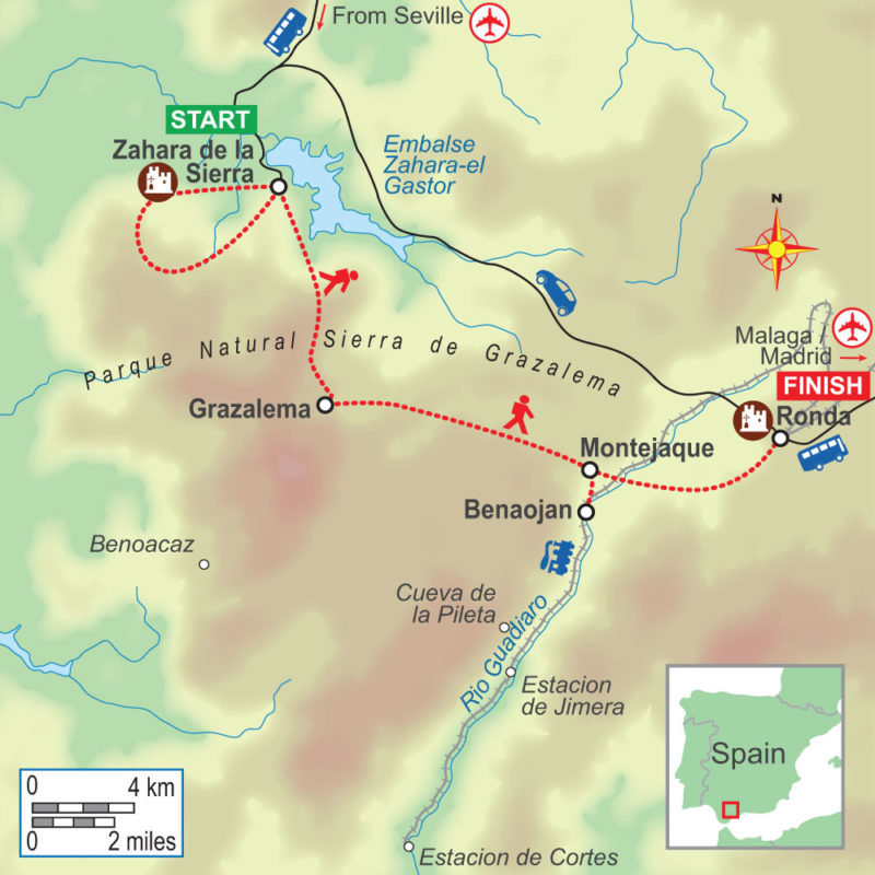 Self-guided walking holiday in Andalucia (5 night) with On Foot Holidays