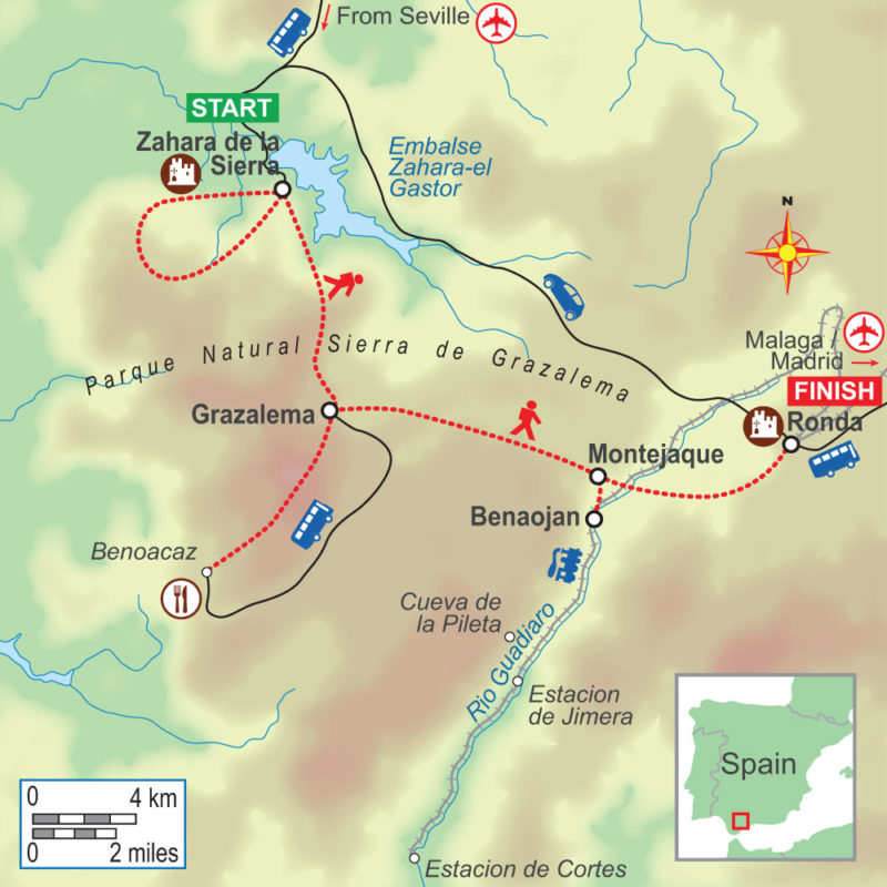 Self-guided walking holiday in Andalucia (6 night) with On Foot Holidays