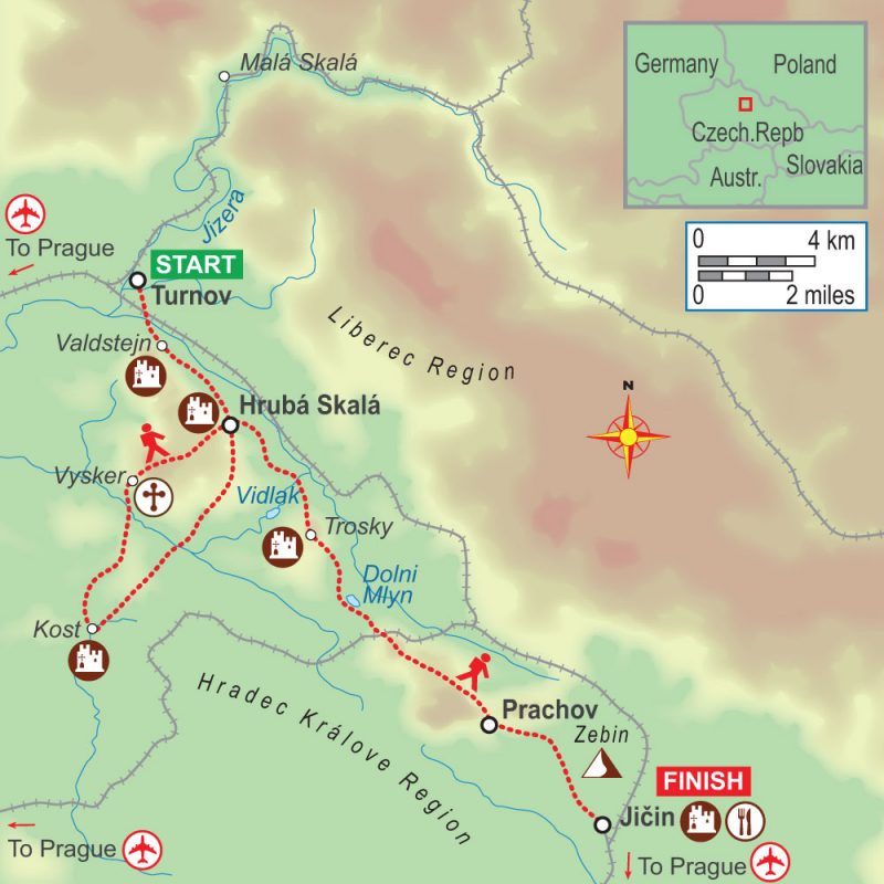 Self-guided walking holiday in Bohemia (5 night) with On Foot Holidays