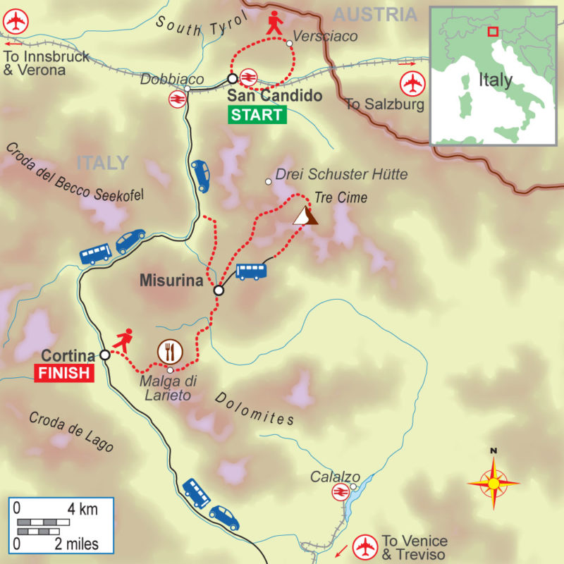 A self-guided walking holiday in the Italian Dolomites (5 night all-season) with On Foot Holidays