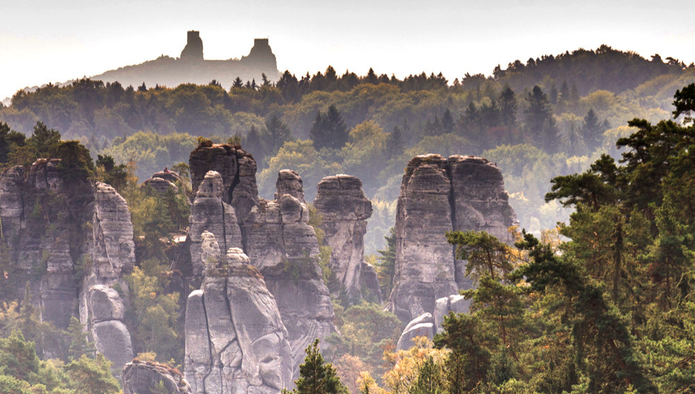 Fairytale castles and pinnacles in Bohemia