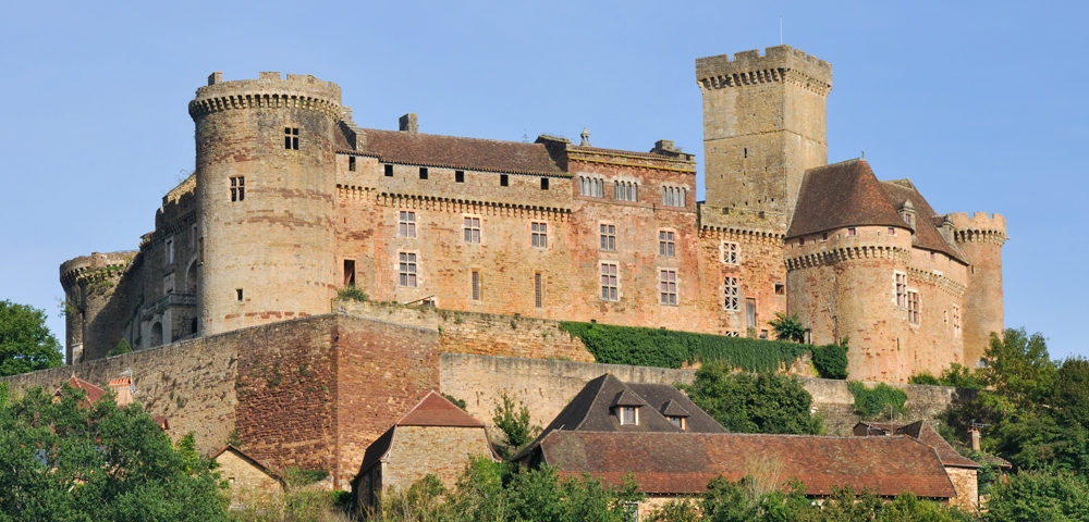 The imposing fortress of Castelnau-Bretenoux