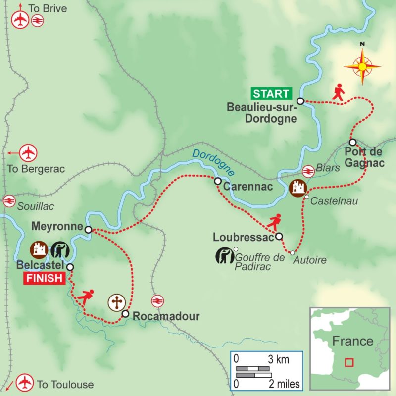 Self-guided walking holiday in the Dordogne (7 night) with On Foot Holidays