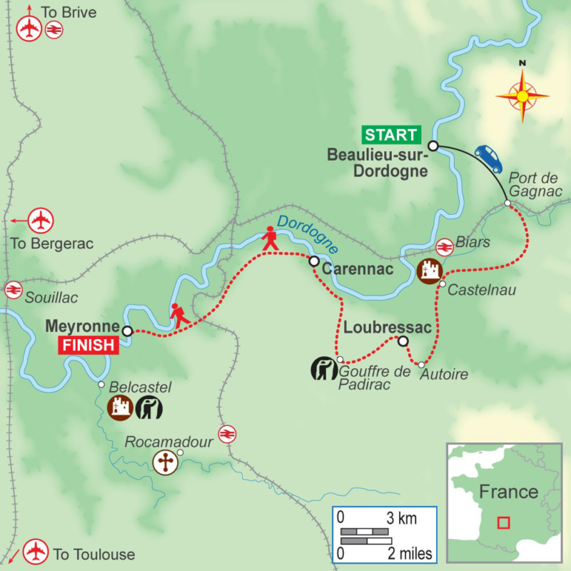Self-guided walking holiday in the Dordogne (4 night) with On Foot Holidays