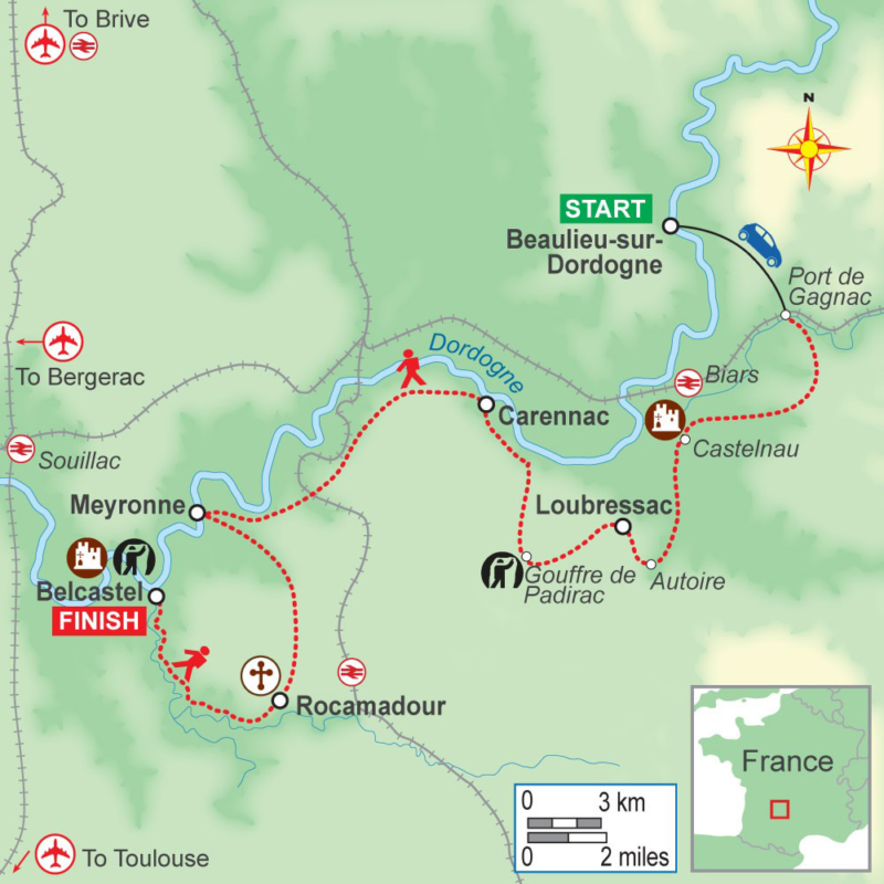 Self-guided walking holiday in the Dordogne (6 night) with On Foot Holidays