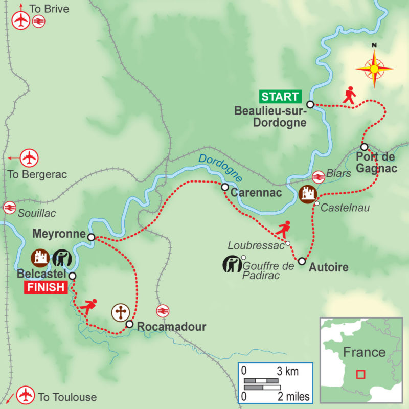 Self-guided walking holiday in the Dordogne (7 night) with On Foot Holidays