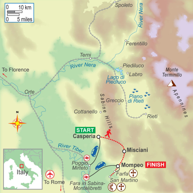 A self-guided walking holiday in Umbria, Italy, with On Foot Holidays