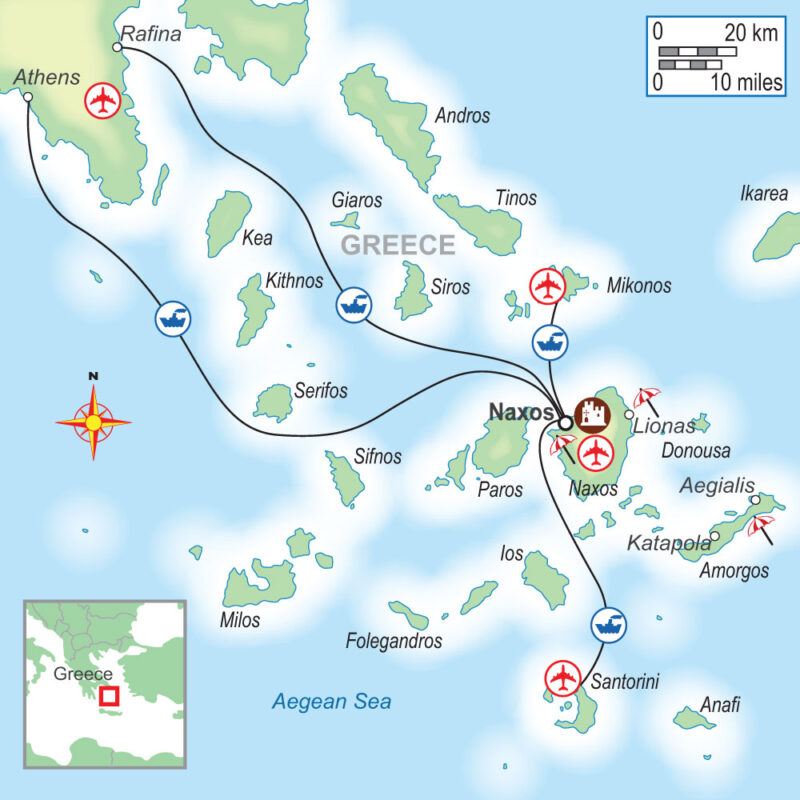 A self-guided walking holiday on Naxos and Amorgos with On Foot Holidays
