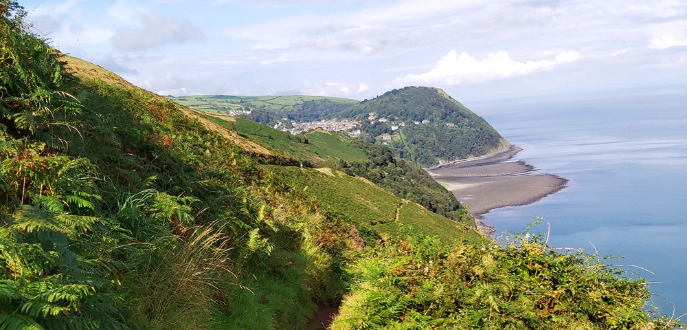 Looking back to Lynton