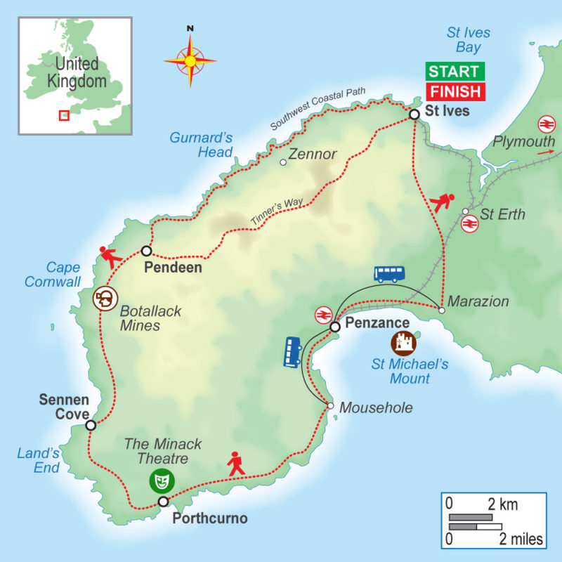England: Cornwall (Lands End Circuit) - On Foot Holidays