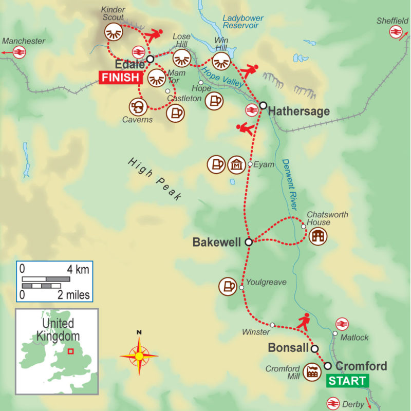 England: Peak District - 6 nights (for Chatsworth) - On Foot Holidays