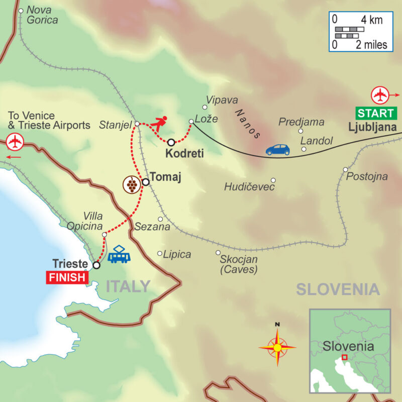 A self-guided walking holiday in Slovenia (4 night) with On Foot Holidays