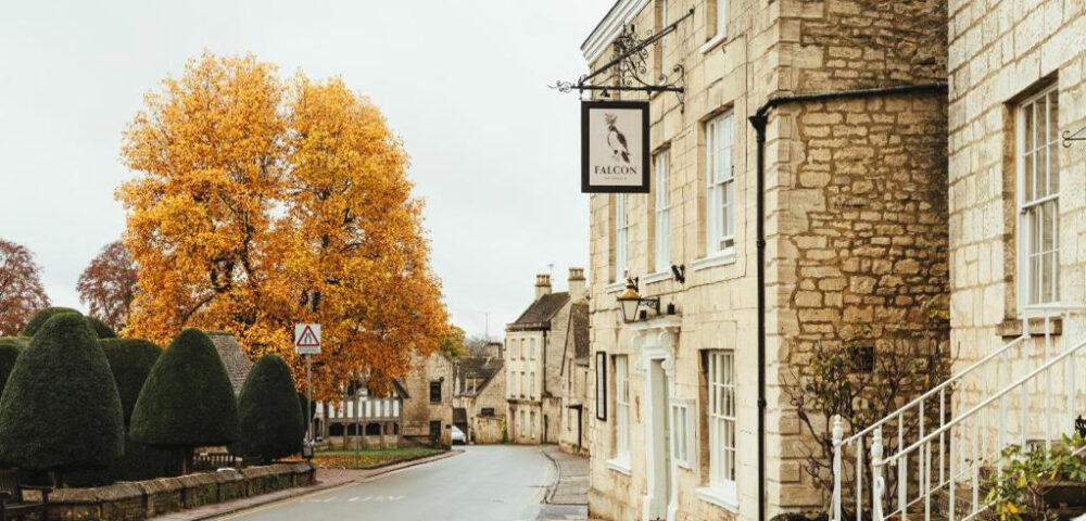 The historic wool town of Painswick, known as 'The Queen of the Cotswolds