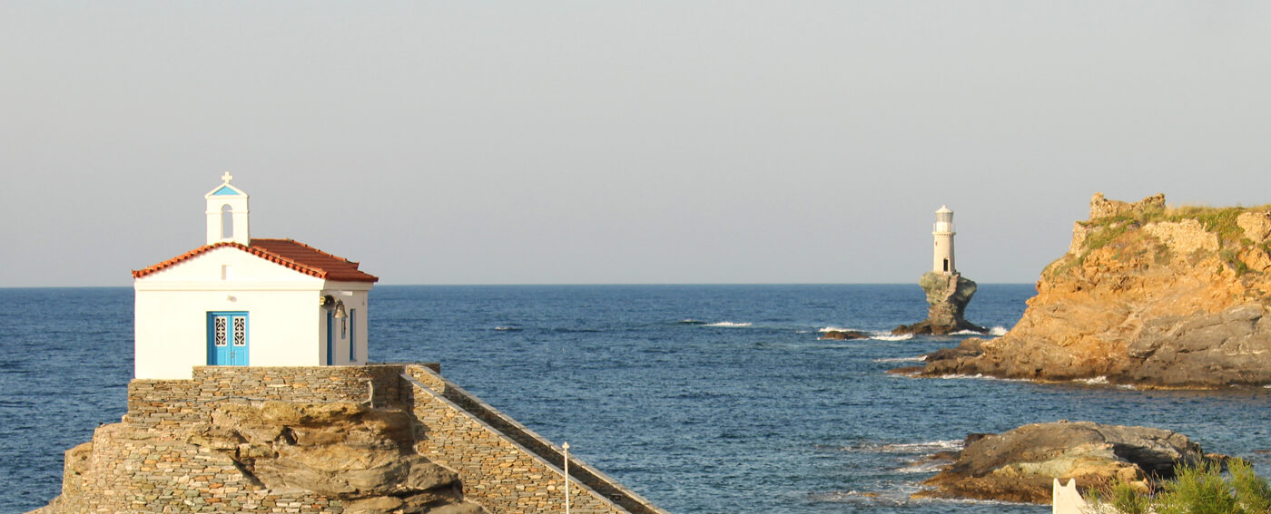 Sandy bays and green valleys in the Cyclades