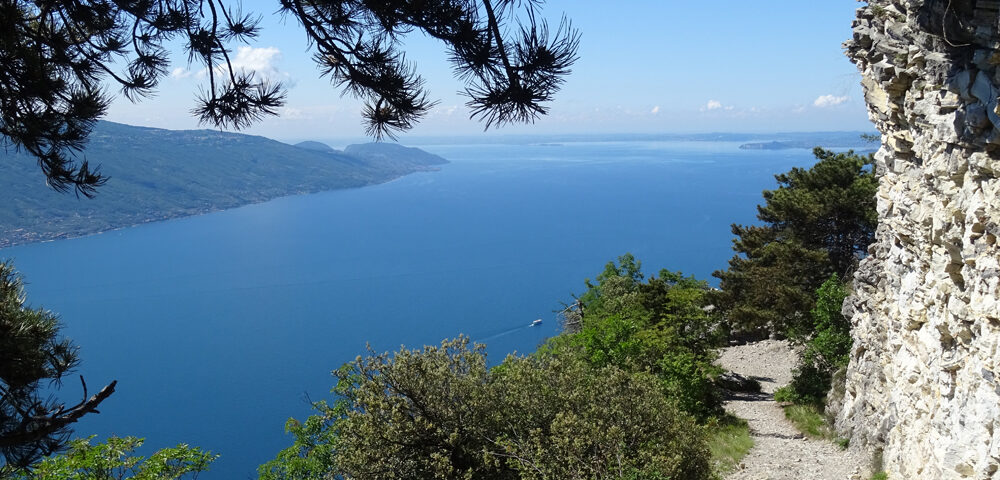 Clifftop path near Tignale