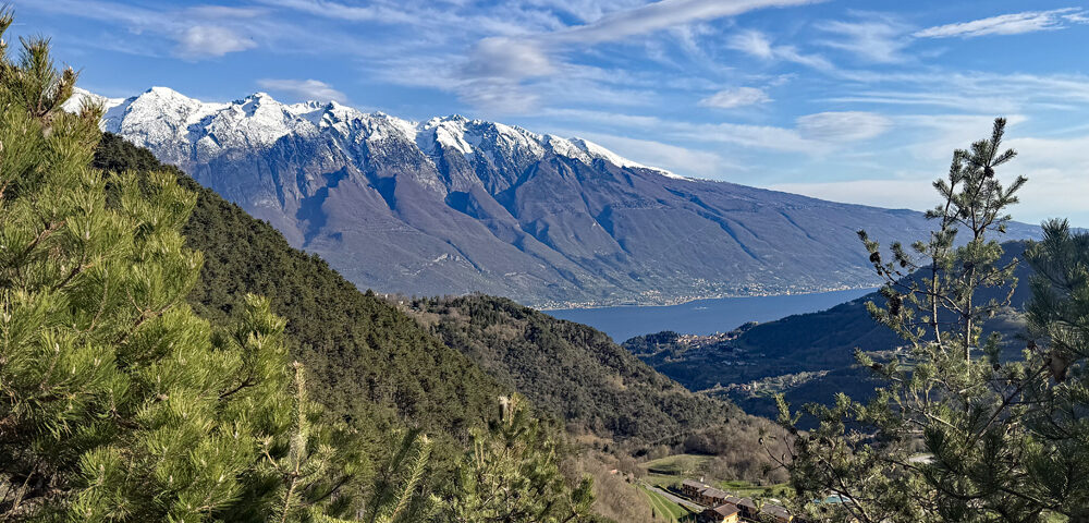 Springtime view towards Monte Baldo